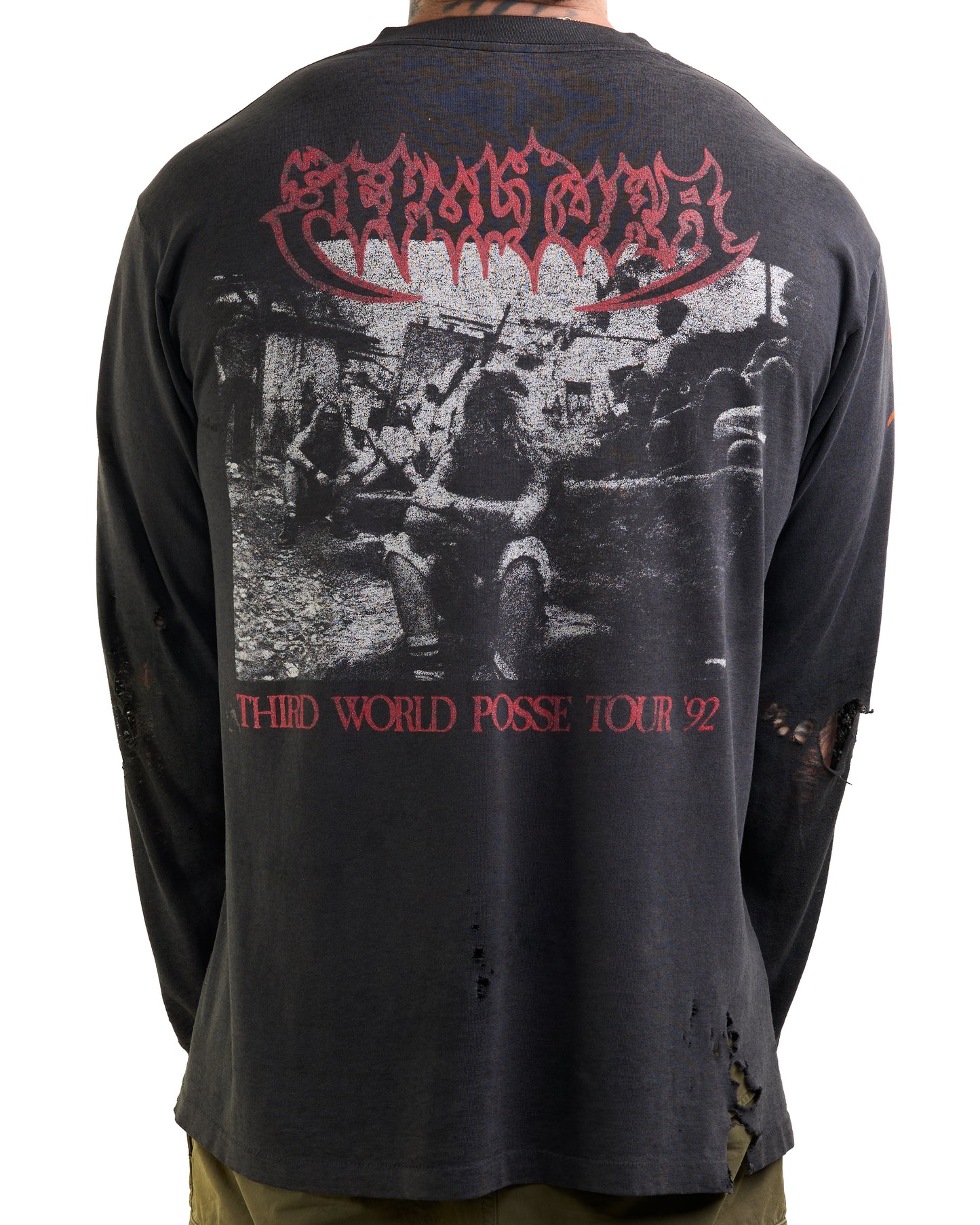 Vintage 1992 Sepultura Third World Posse Tour Longsleeve