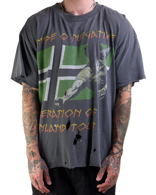 Vintage 1996 Type O Negative Liberation Of Vinnland Tour T-Shirt