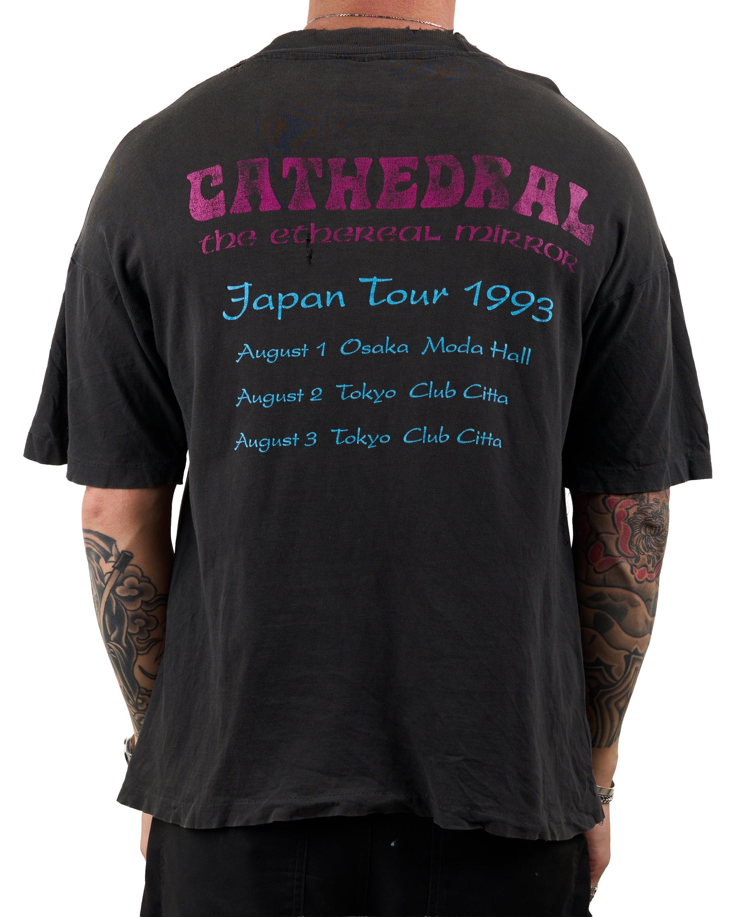Vintage 1993 Cathedral Japan Tour T-Shirt