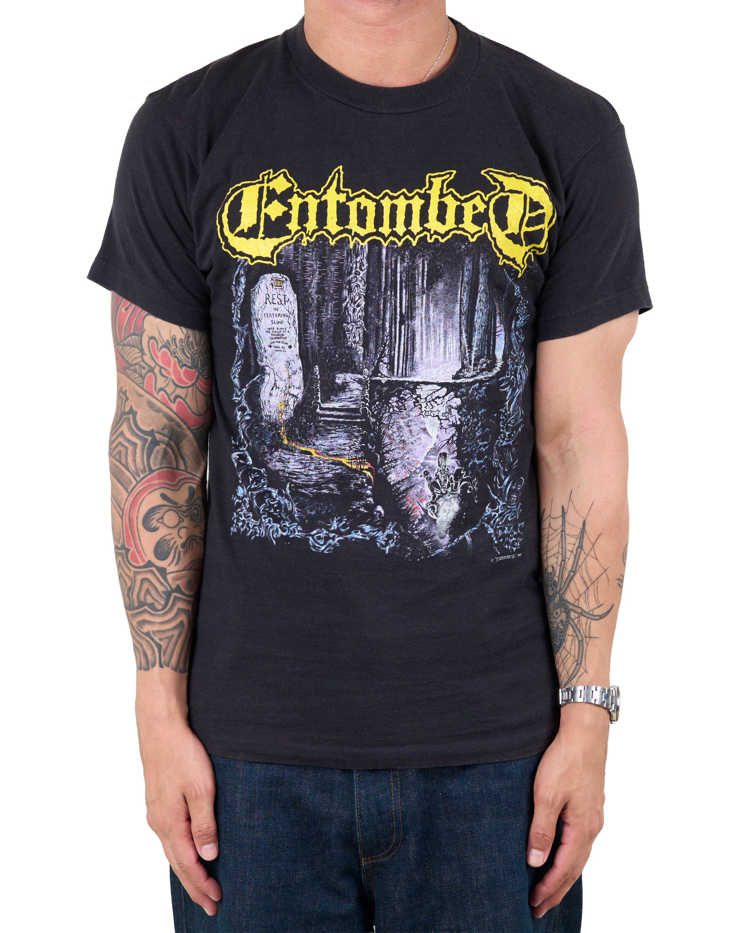 Vintage 1990 Entombed Left Hand Path T-Shirt – Mills Vintage USA