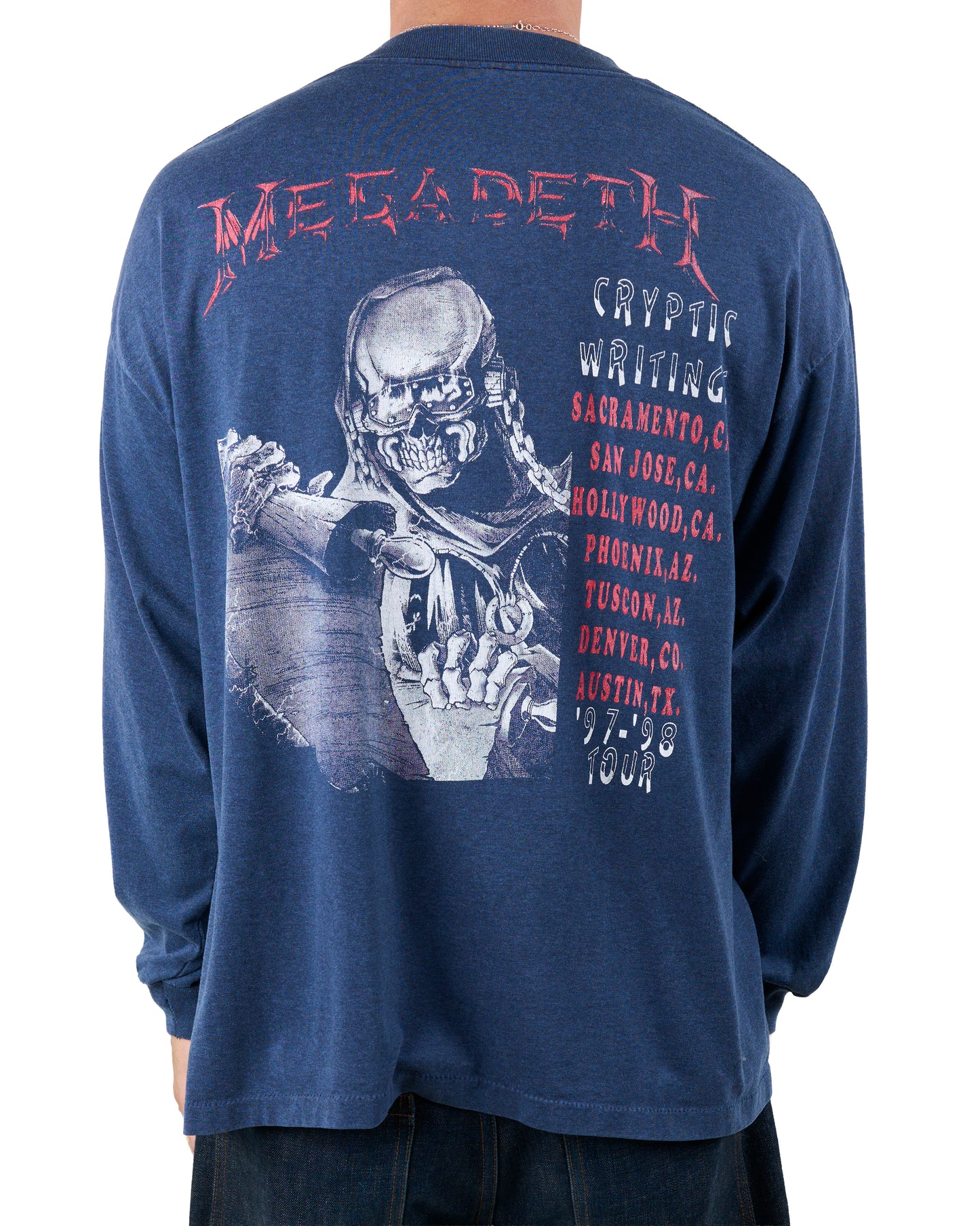 Vintage 1997 Megadeth Tour Longsleeve