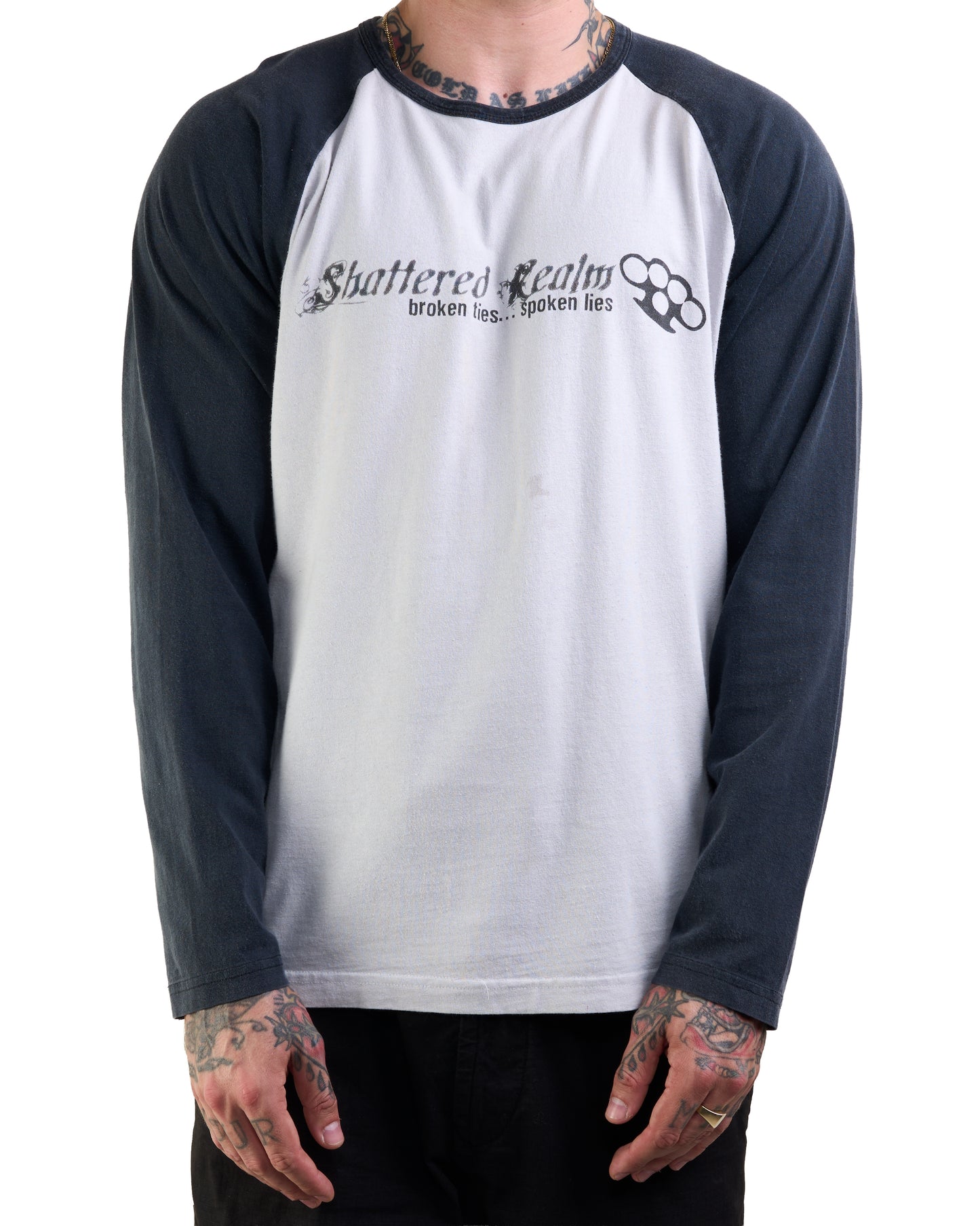 Vintage Shattered Realm Broken Ties Spoken Lies Raglan