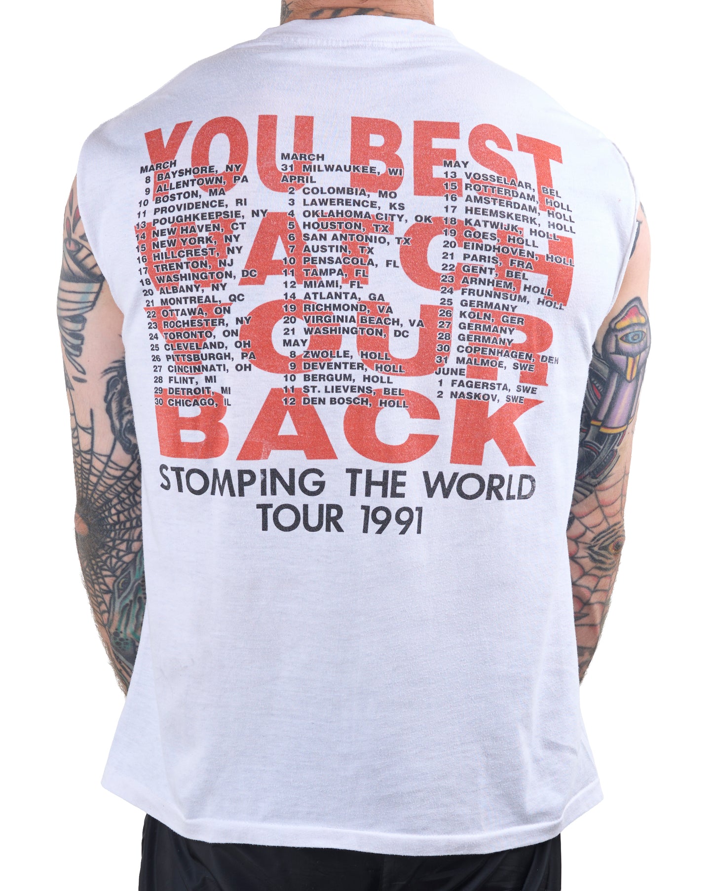 Vintage 1991 Biohazard Across The Tracks T-Shirt
