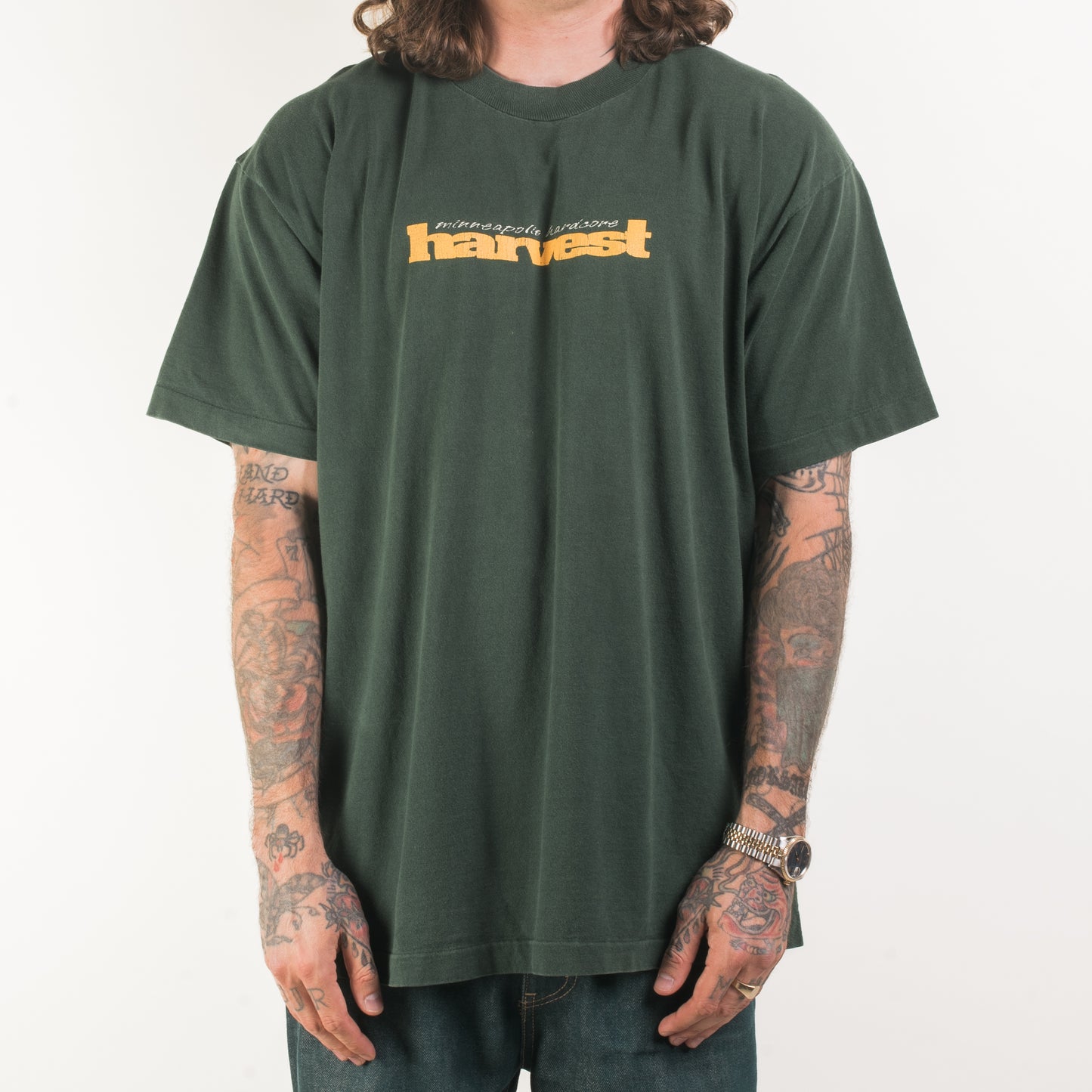 Vintage 1997 Harvest A Fight For Survival Tour T-Shirt