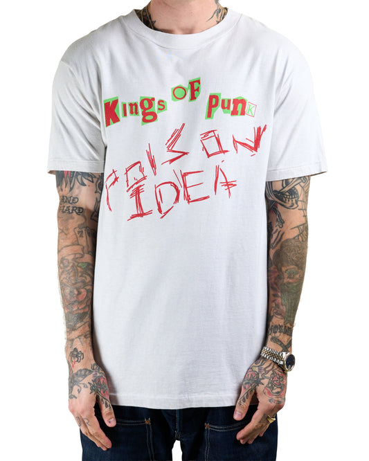 Vintage 1987 Poison Idea King Of Punks Tour T-Shirt