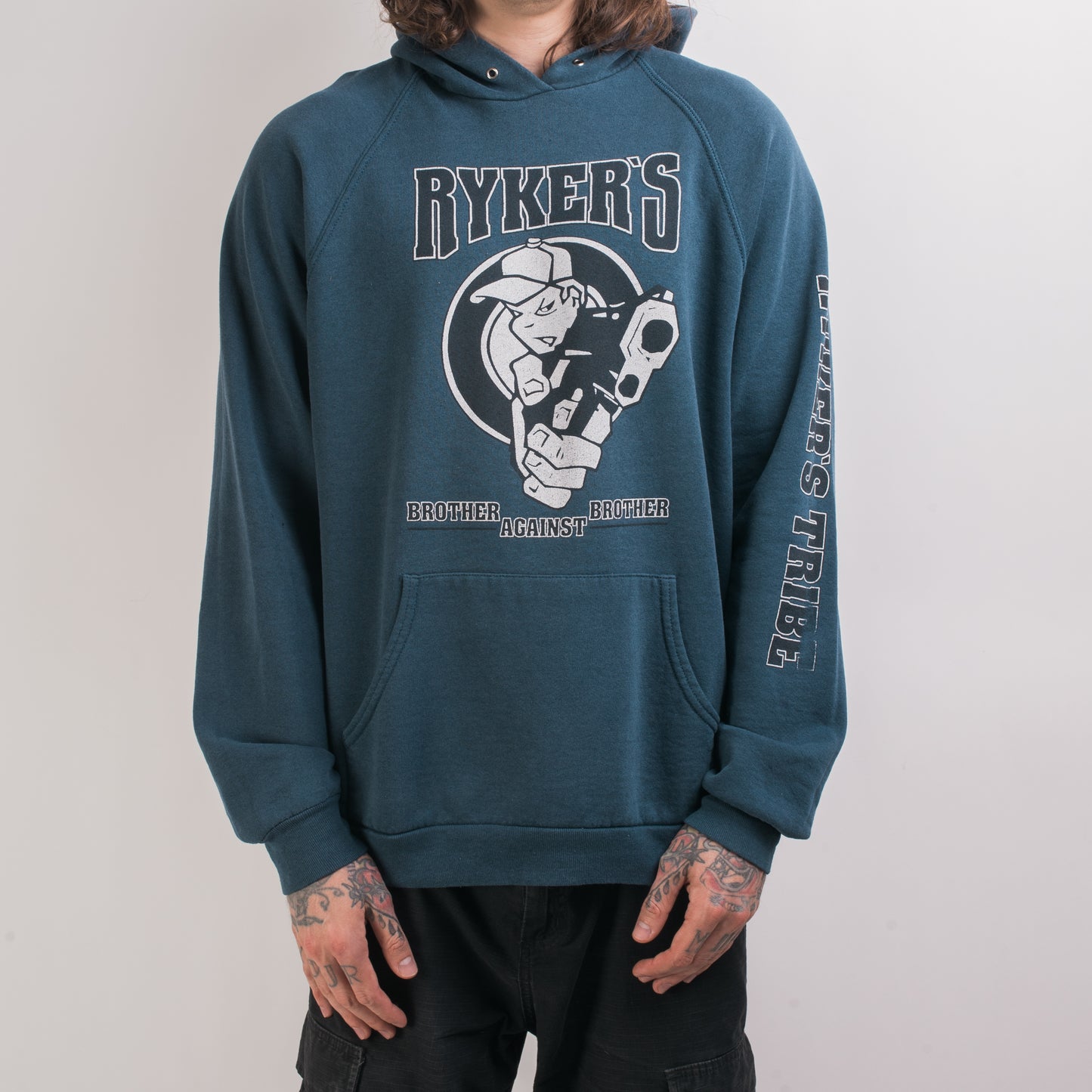 Vintage 90’s Ryker’s Brother Against Brother Hoodie