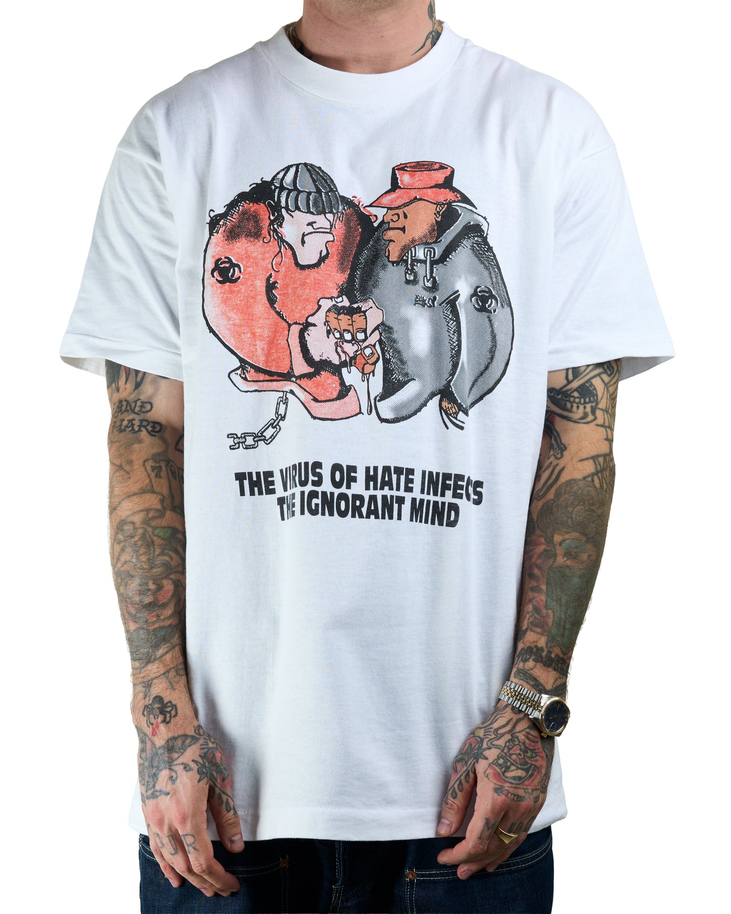 Vintage 90’s Biohazard Virus Of Hate T-Shirt