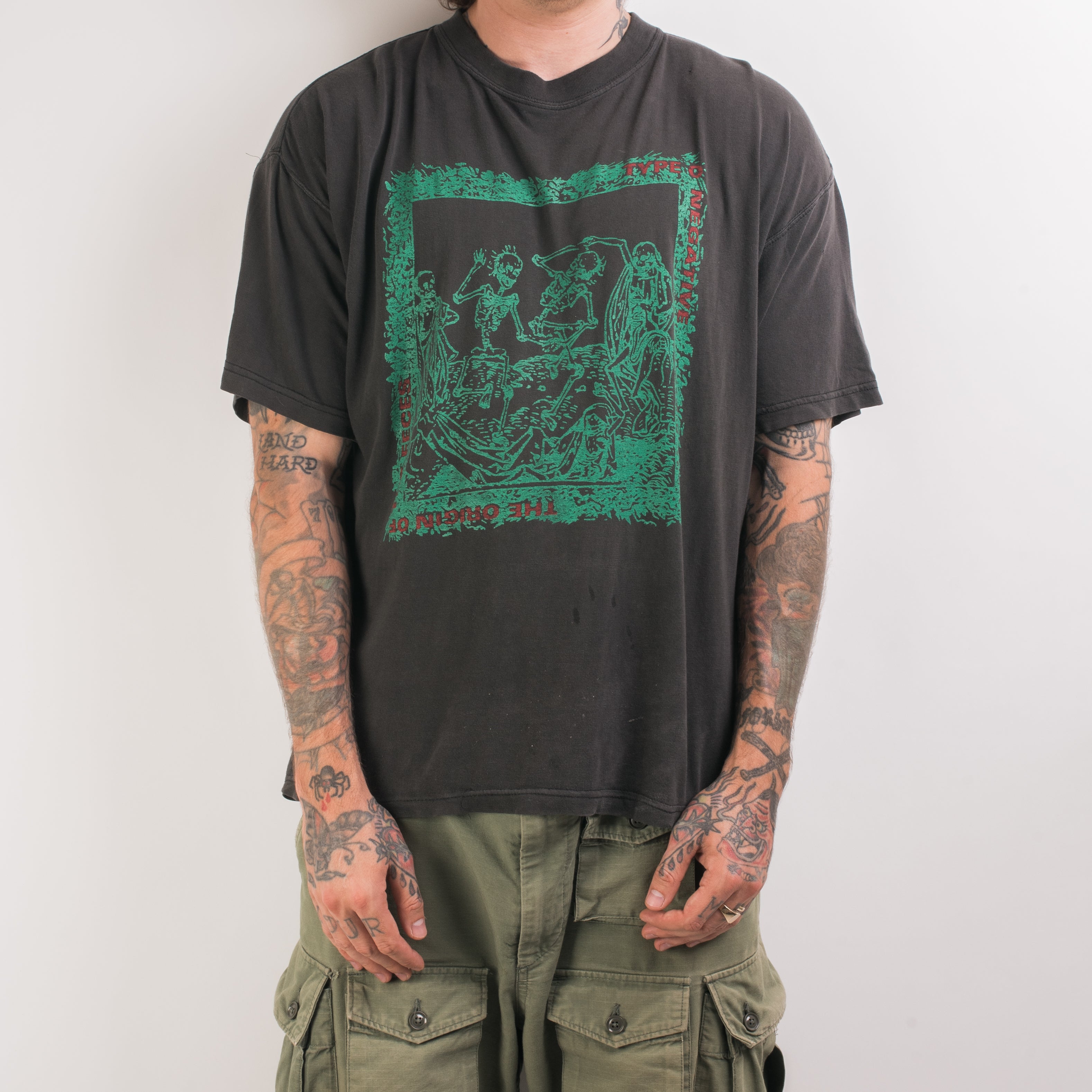 Vintage 90's Type O Negative The Origin Of The Feces T-Shirt