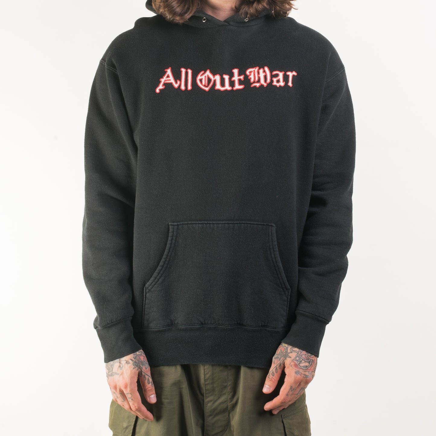 Vintage 90’s All Out War For Those Who Were Crucified Hoodie