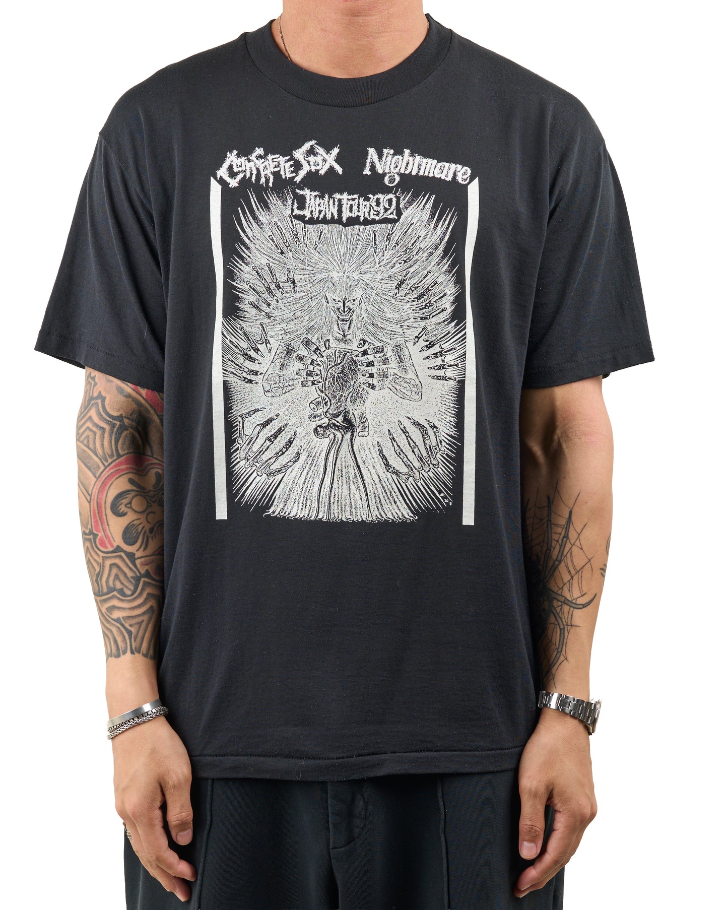 Vintage 1992 Concrete Sox Nightmare Japan Tour T-Shirt