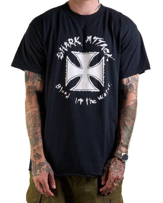 Vintage Shark Attack Blood In The Water T-Shirt
