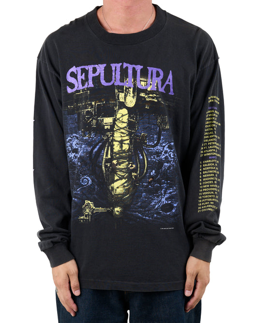Vintage 1994 Sepultura Chaos AD Tour Longsleeve