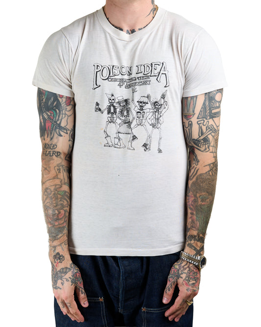 Vintage 80’s Poison Idea 4th Anniversary T-Shirt
