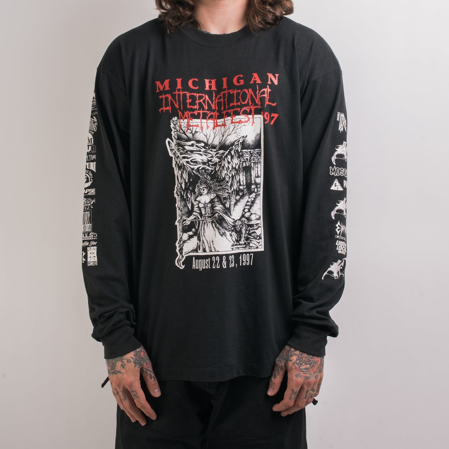 Vintage 1997 Michigan International Metal Fest Longsleeve