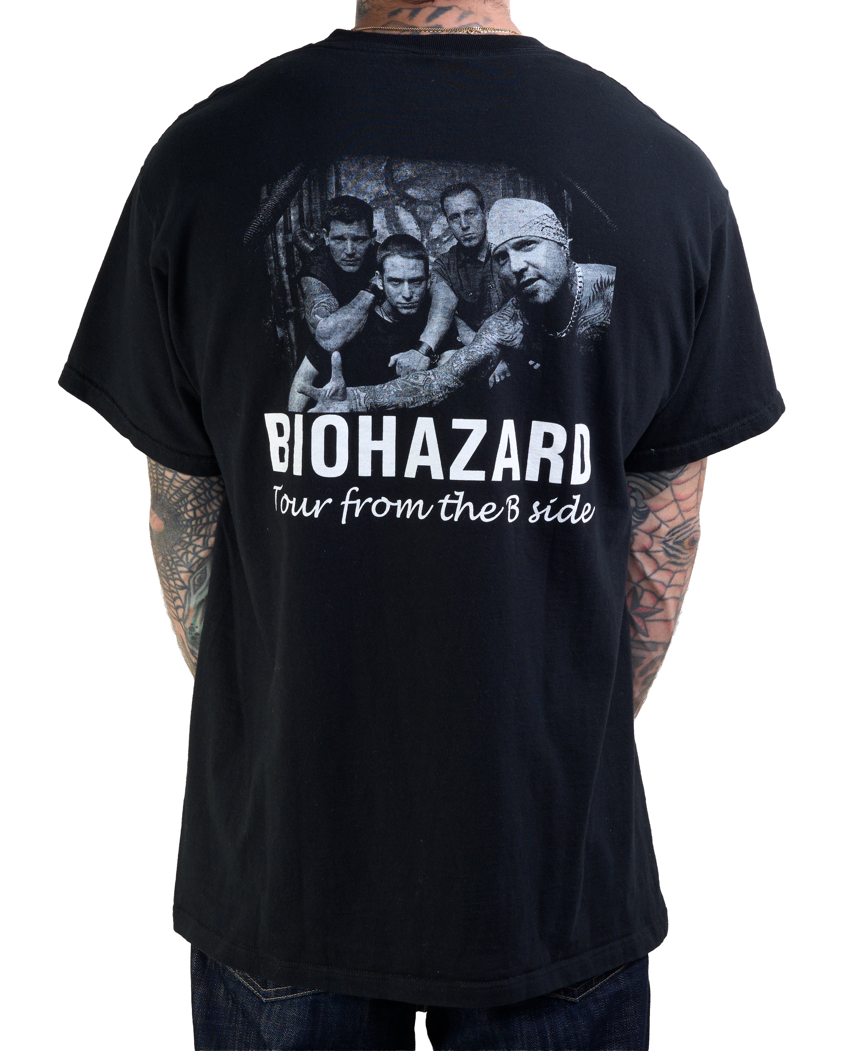 90s Biohazard Tシャツ NYHC Vintage 90's Biohazard T-Shirt – Mills Vintage USA