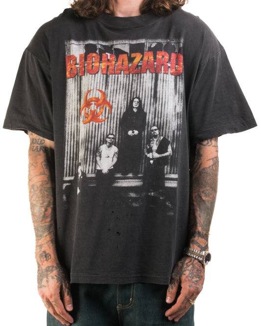 Vintage 1994 Biohazard Suicidal Run Tour T-Shirt