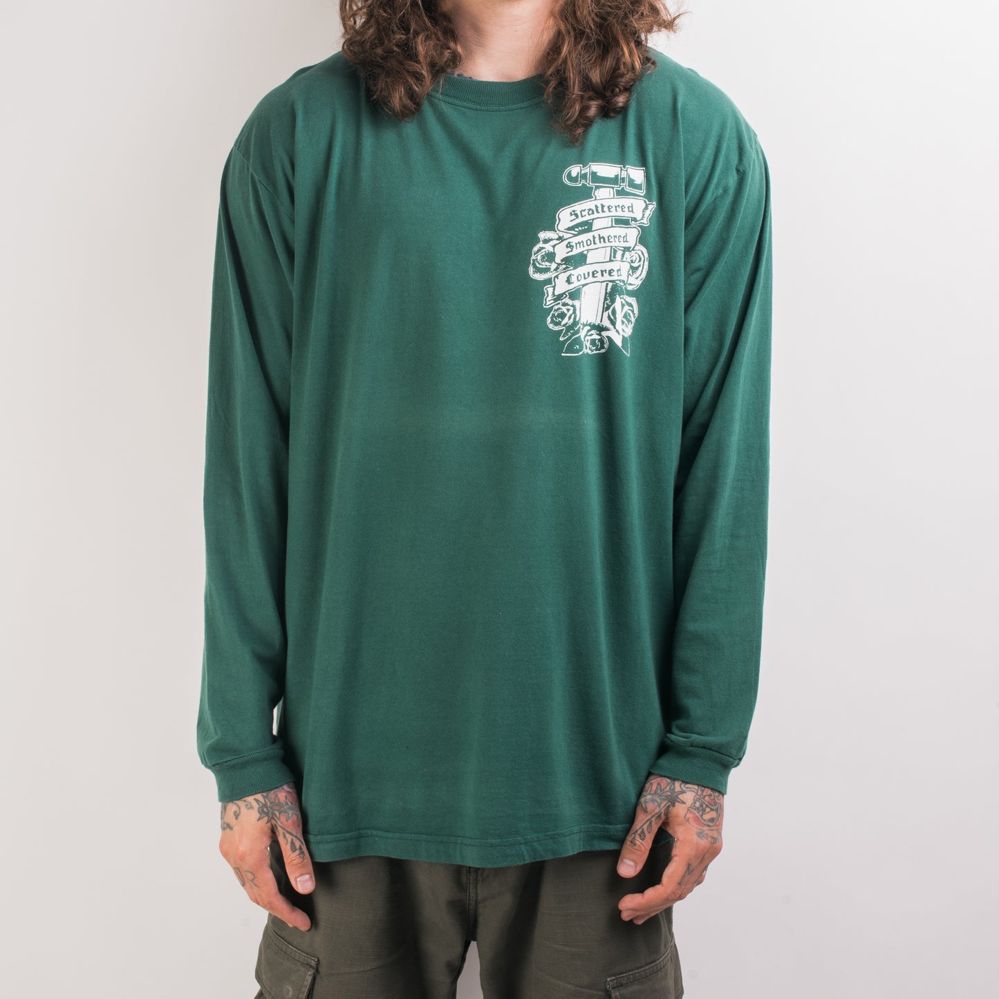 Vintage 90’s Unsane Scattered Smothered Covered Longsleeve