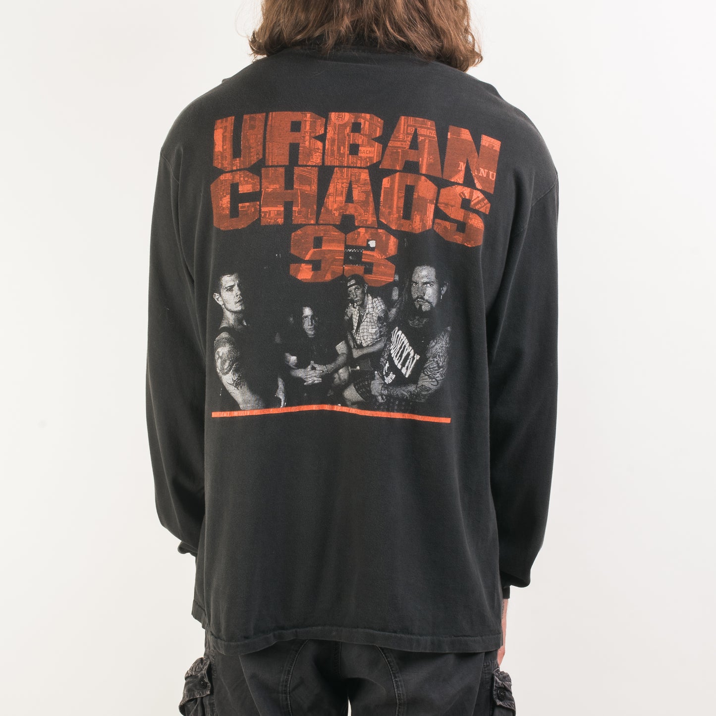 Vintage 1993 Biohazard Urban Chaos Longsleeve