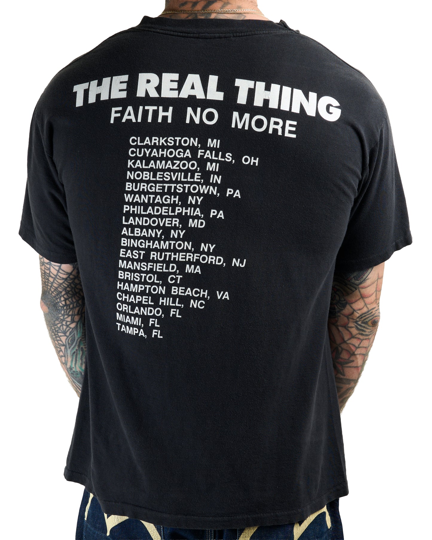 Vintage 1990 Faith No More The Real Thing Tour T-Shirt