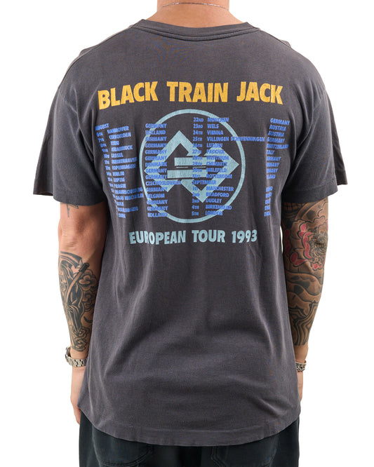 Vintage 1993 Black Train Jack Tour T-Shirt