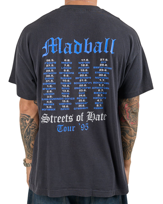 Vintage 1995 Madball Streets Of Hate Tour T-Shirt