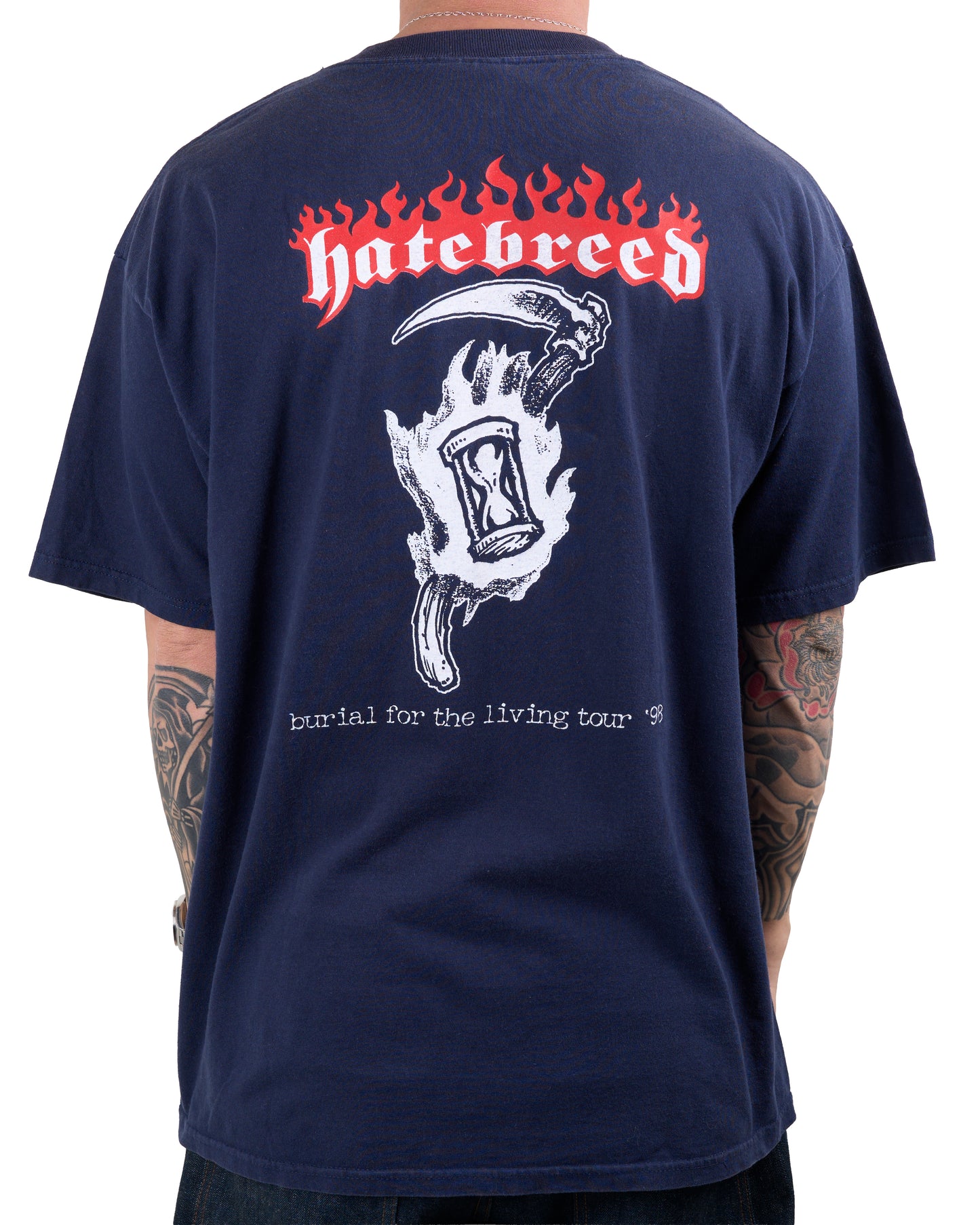 Vintage 1998 Hatebreed Burial For The Living T-Shirt