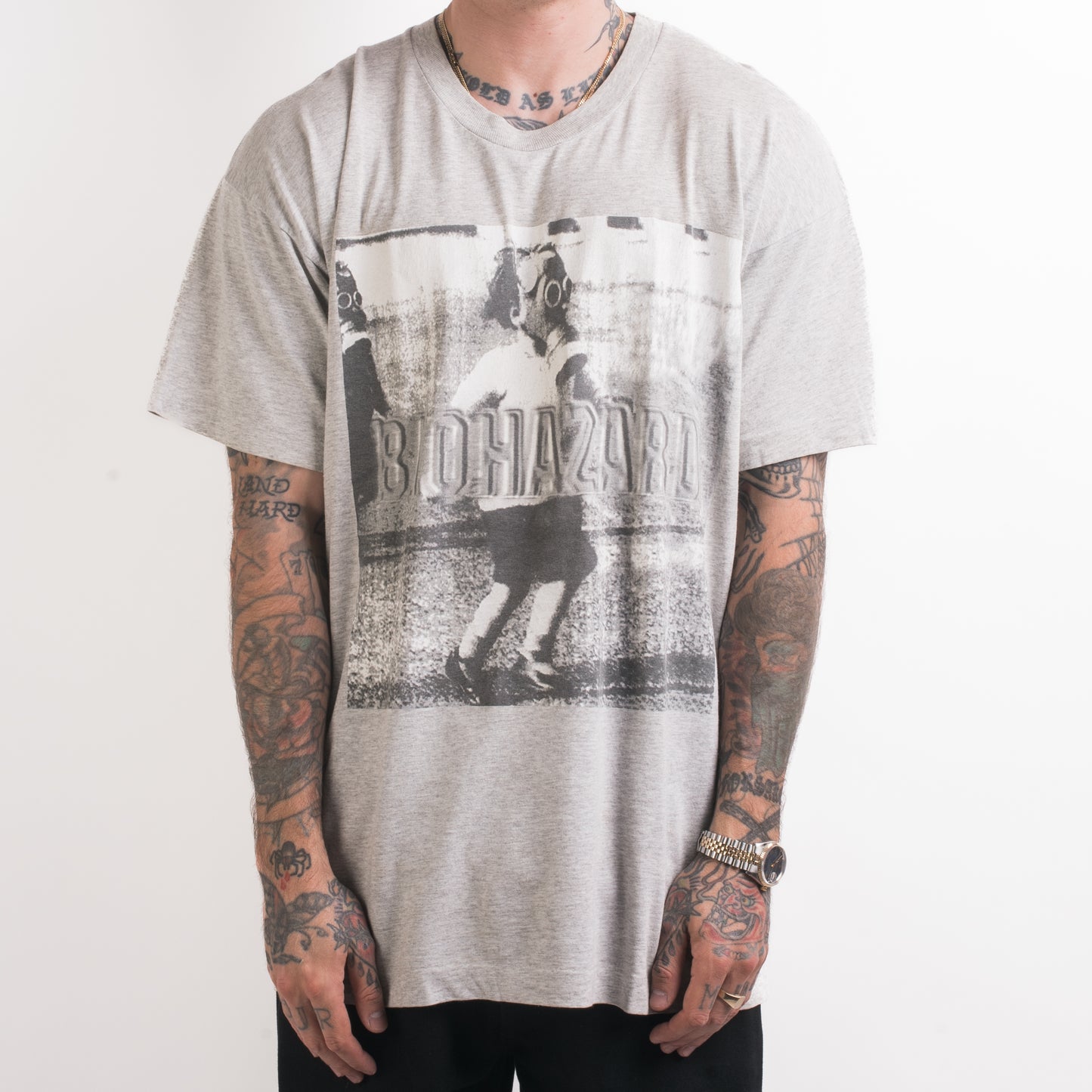 Vintage 90’s Biohazard State Of The World Address Tour T-Shirt