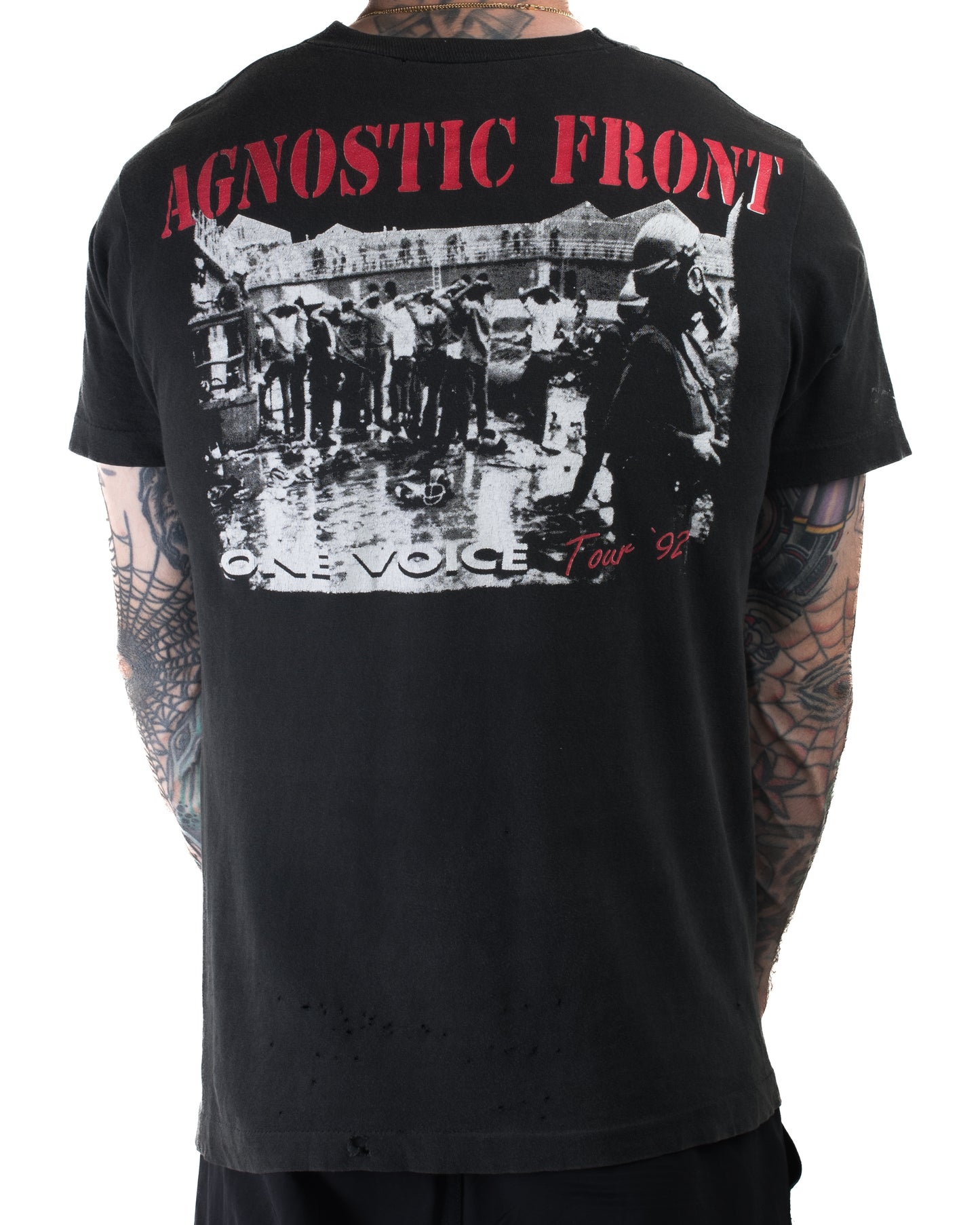 Vintage 1992 Agnostic Front One Voice T-Shirt