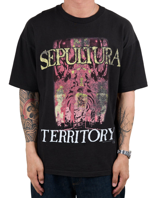 Vintage 1993 Sepultura War For Territory T-Shirt