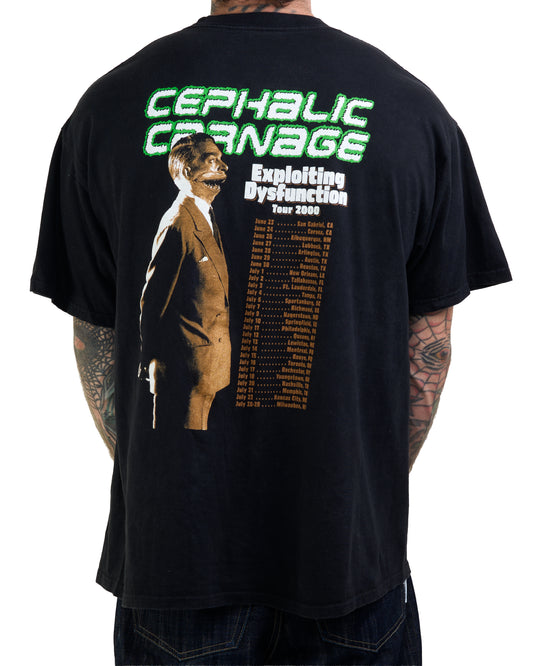 Vintage 2000 Cephalic Carnage Tour T-Shirt