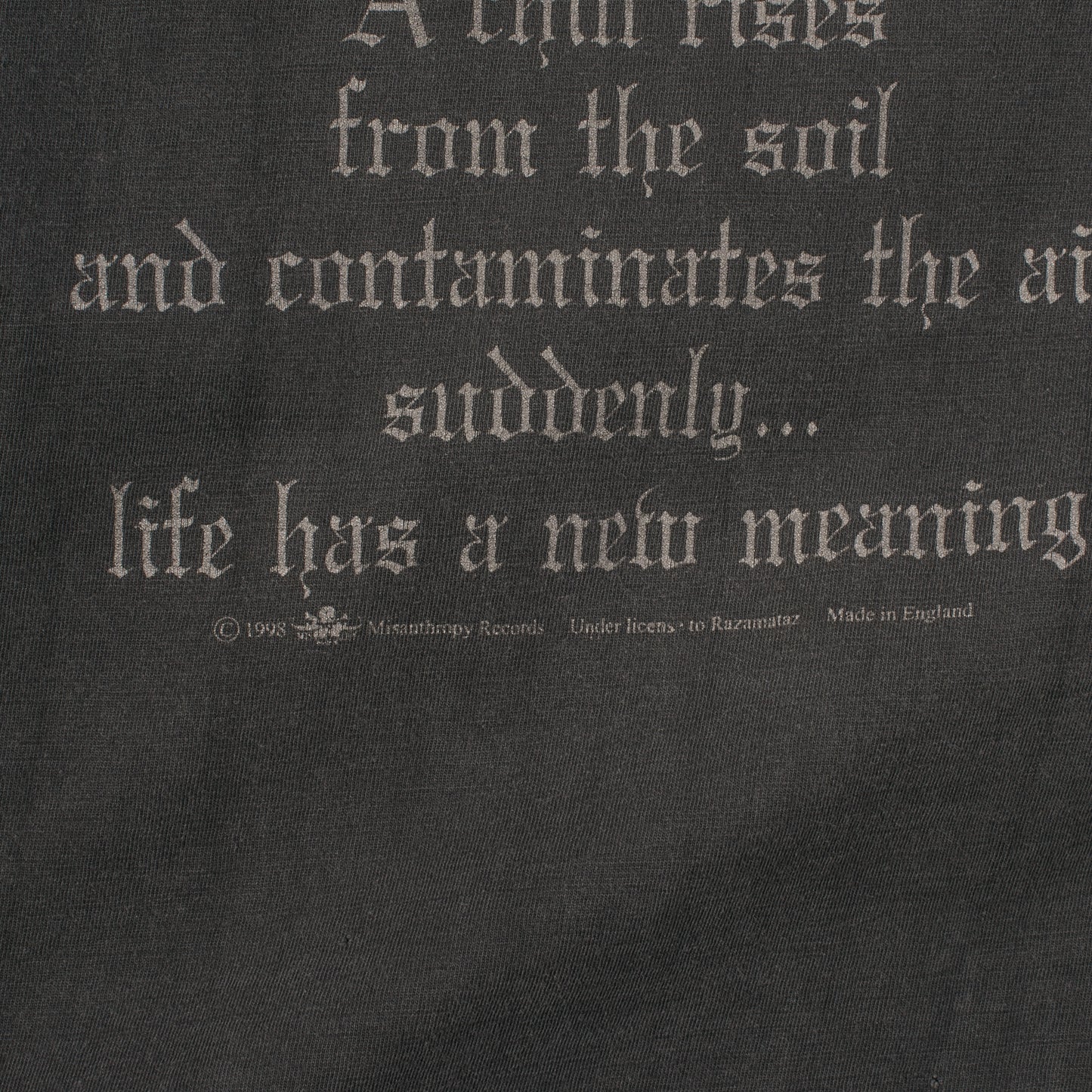 Vintage 1998 Burzum Dunkelheit Longsleeve