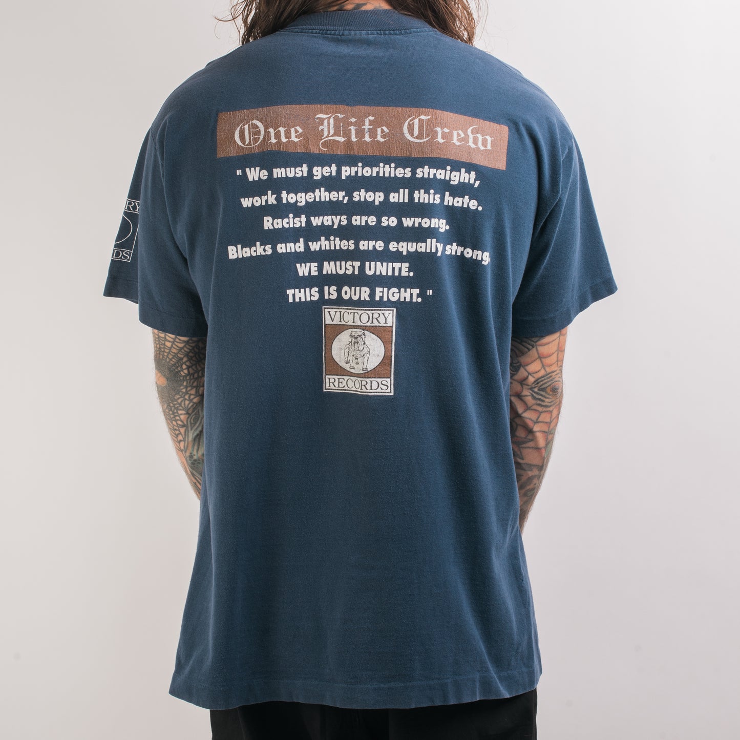 Vintage 90’s One Life Crew Our Fight T-Shirt
