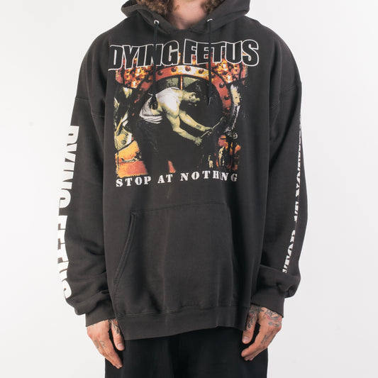 Vintage Dying Fetus Stop At Nothing Hoodie