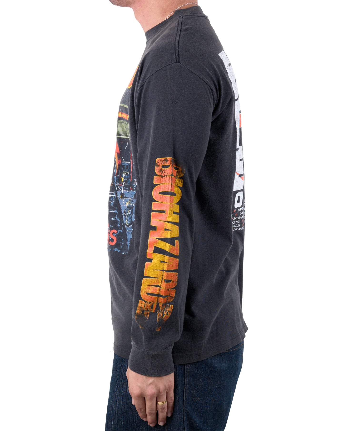 Vintage 1991 Biohazard Across The Tracks Tour Longsleeve
