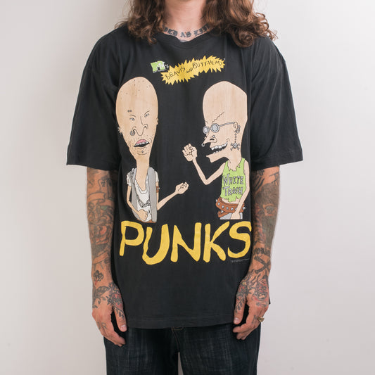 Vintage 1995 Beavis and Butthead Punks T-Shirt