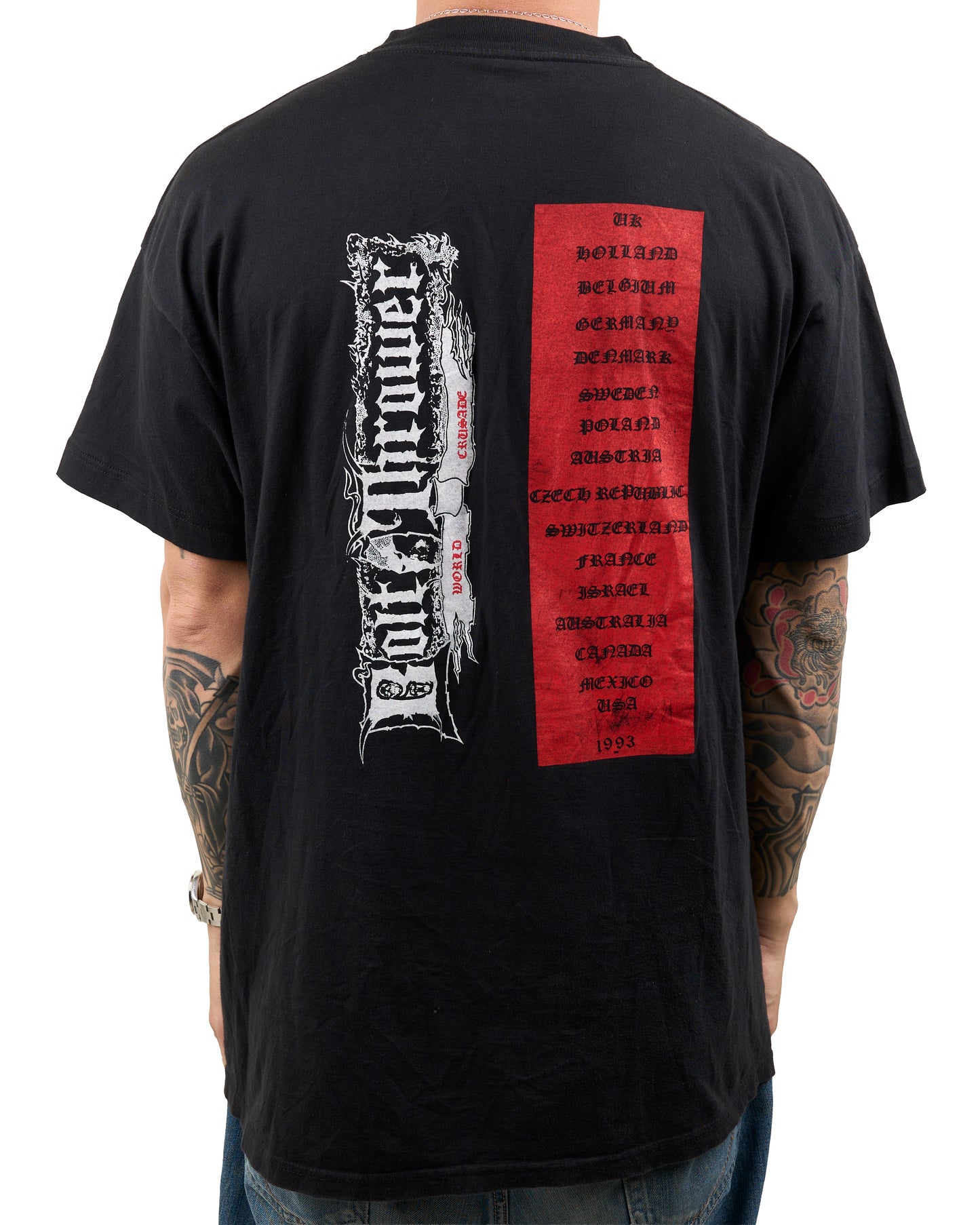 Vintage 90’s Bolt Thrower Tour T-Shirt