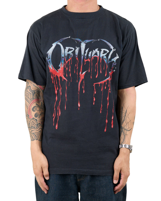 Vintage 90’s Obituary Slowly We Rot T-Shirt