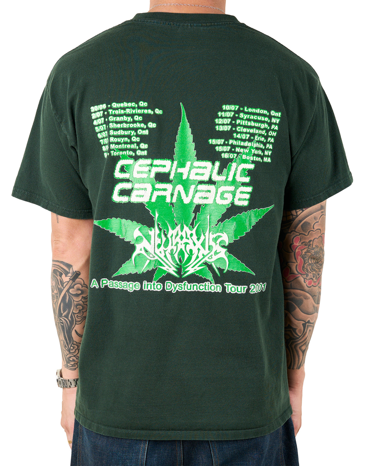 Vintage Cephalic Carnage Tour T-Shirt