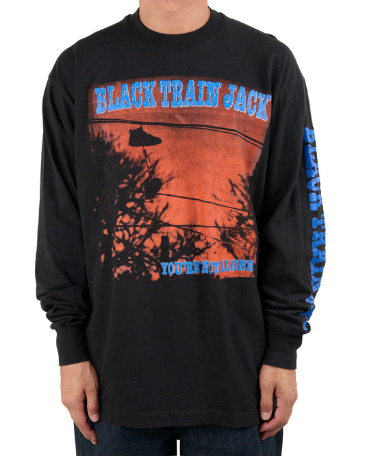 Vintage 90’s Black Train Jack You’re Not Alone Longsleeve