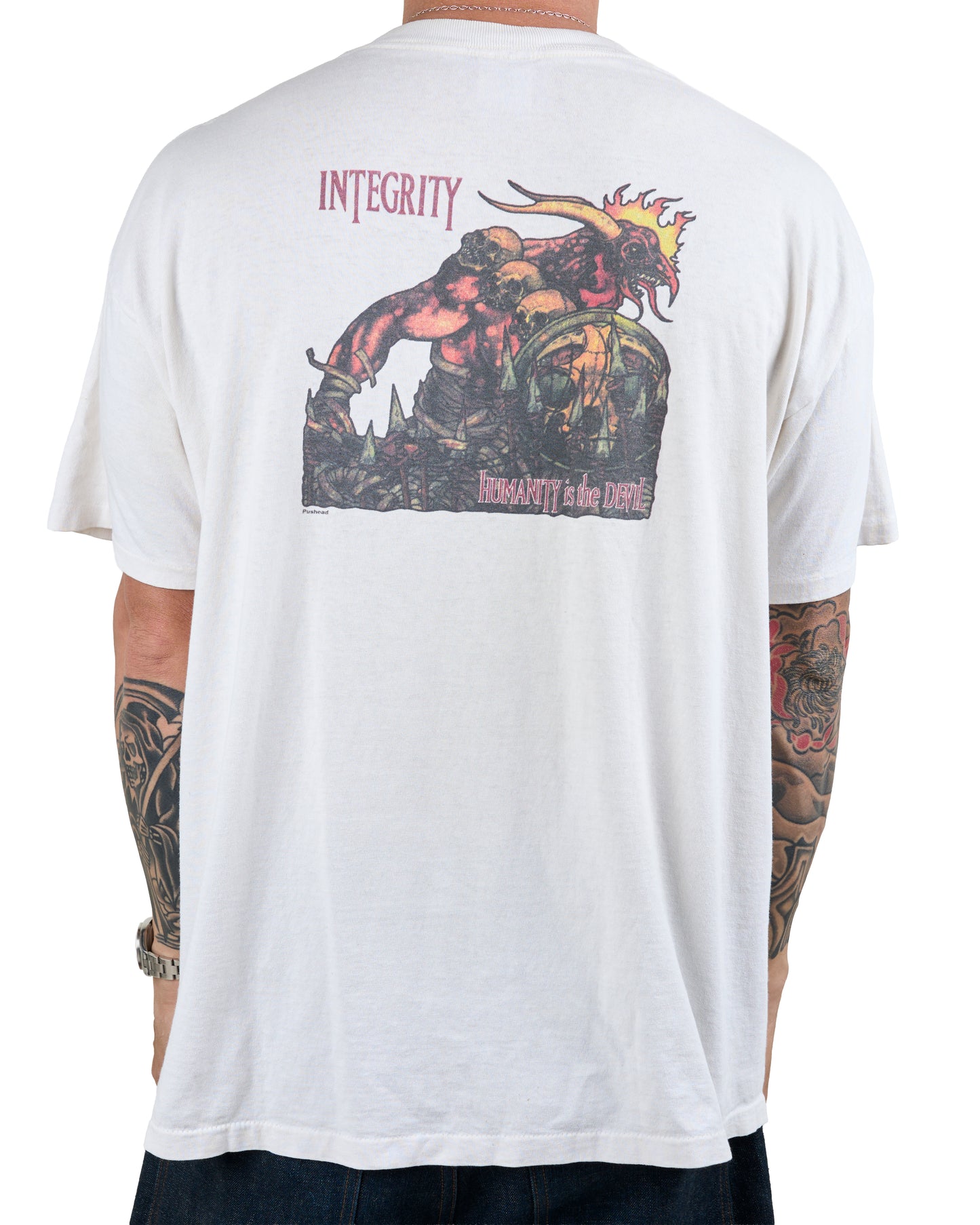 Vintage 90’s Integrity Humanity Is The Devil T-Shirt