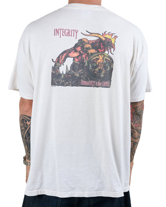 Vintage 90’s Integrity Humanity Is The Devil T-Shirt