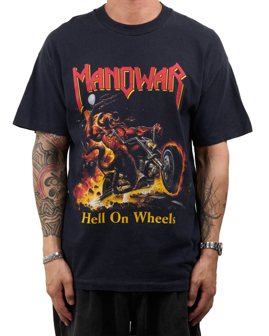 Vintage 1997 Manowar Hell On Wheels Tour T-Shirt