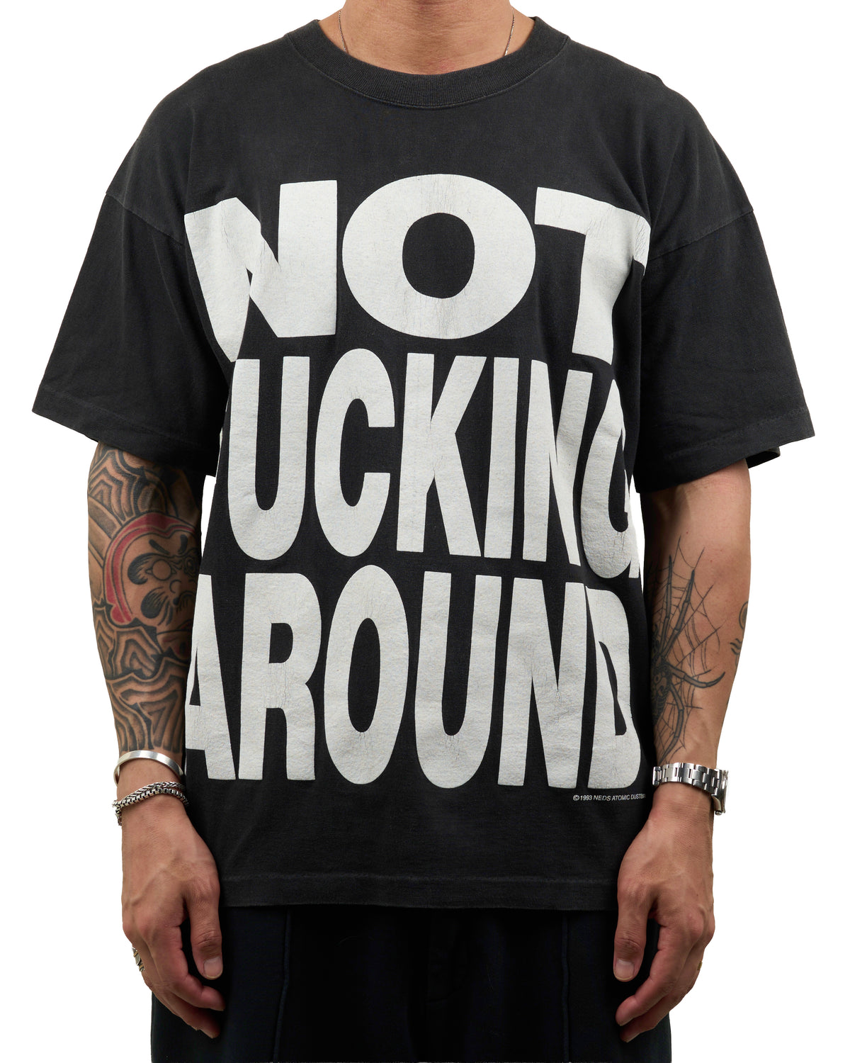 Vintage 1993 Ned’s Atomic Dustbin Not Fucking Around T-Shirt
