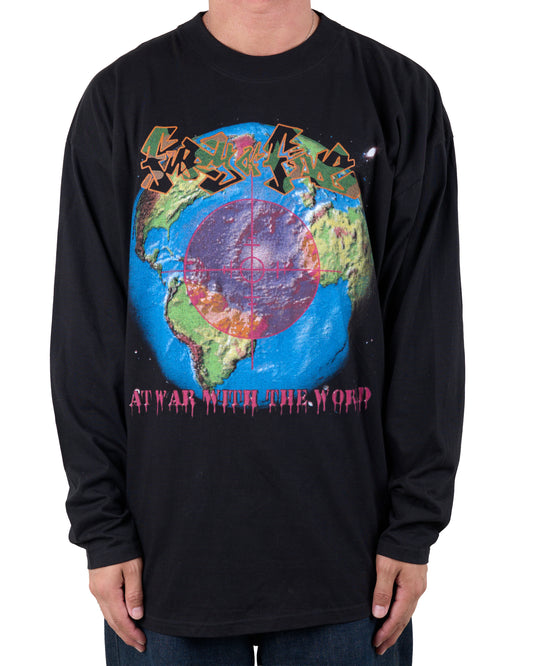 Vintage 1998 Fury Of Five At War With The World Tour Longsleeve