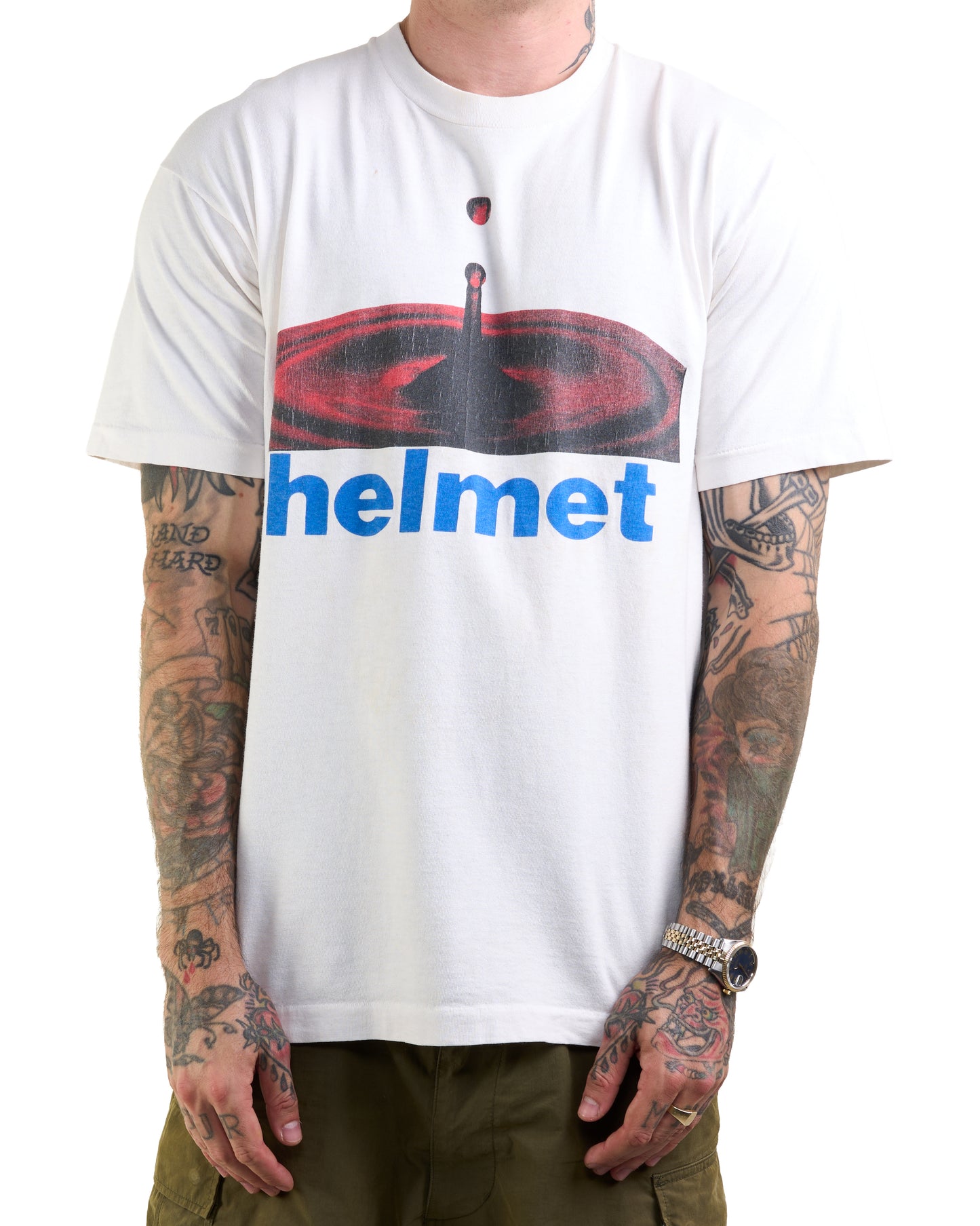 Vintage 1992 Helmet Meantime T-Shirt
