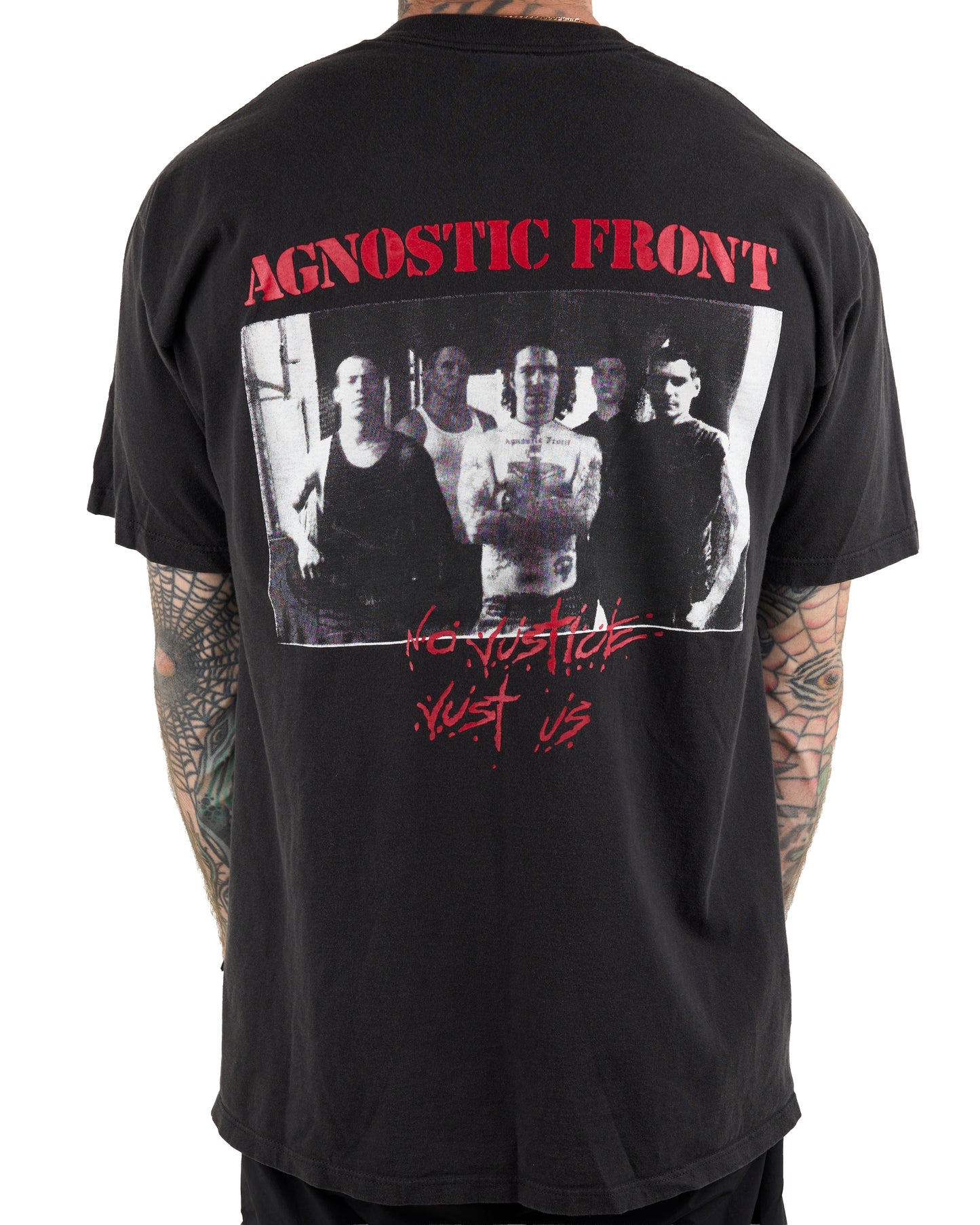 Vintage 90’s Agnostic Front No Justice Just Us T-Shirt