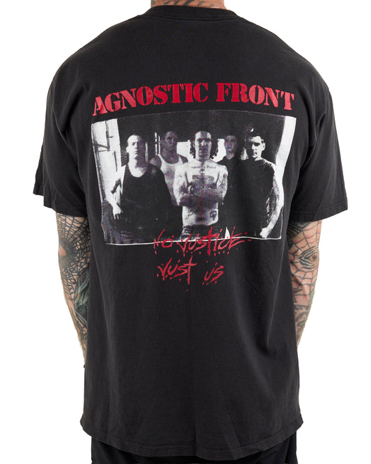 Vintage 90’s Agnostic Front No Justice Just Us T-Shirt