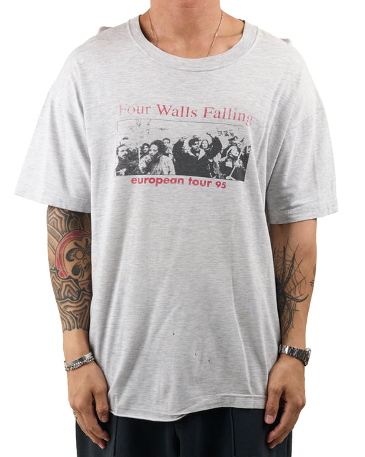 Vintage 1995 Four Walls Falling European Tour T-Shirt