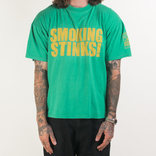 Vintage 90’s Positive Peer Pressure Smoking Stinks T-Shir