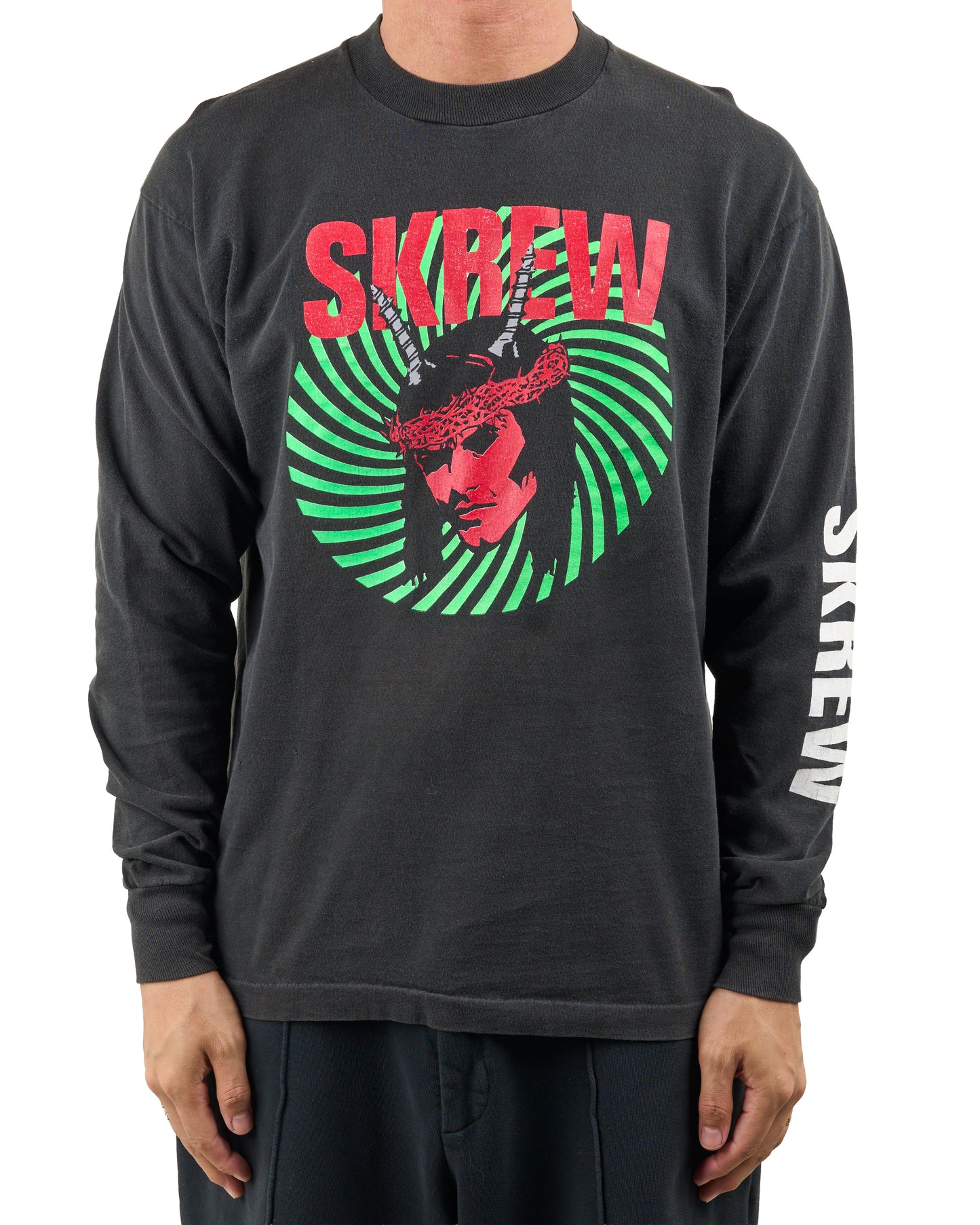 Vintage 1993 Skrew Burning North America Tour Longsleeve